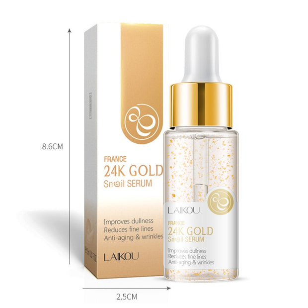 hyaluronic acid serum
24k gold snail serum
anti-aging skincare
deep hydration serum
skin repair 