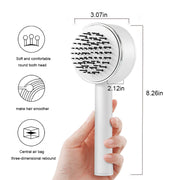 self-cleaning hairbrush
detangling brush
curly hair brush
all hair types brush
no-tangle brush
hygienic hairbrush
hair care tool