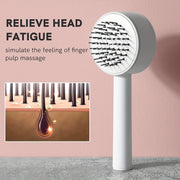 self-cleaning hairbrush
detangling brush
curly hair brush
all hair types brush
no-tangle brush
hygienic hairbrush
hair care tool