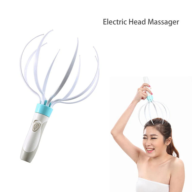 scalp massager
stress relief
relaxing head massager
portable massager
electric scalp massage
fatigue relief