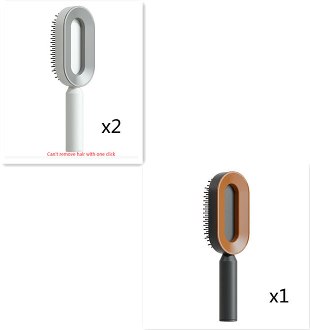 self-cleaning hairbrush
3D air cushion brush
scalp massage brush
hair detangling tool
brush for all hair types